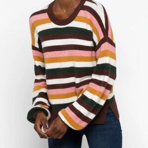 MADEWELL Calyse Balloon Sleeve Crewneck Sweater